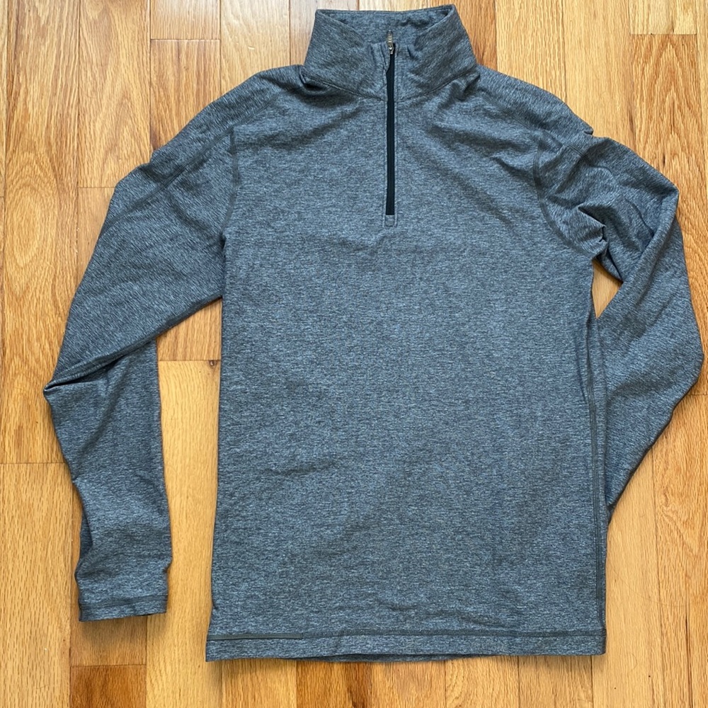 NWT lululemon Surge Warm 1/2 Zip Silver